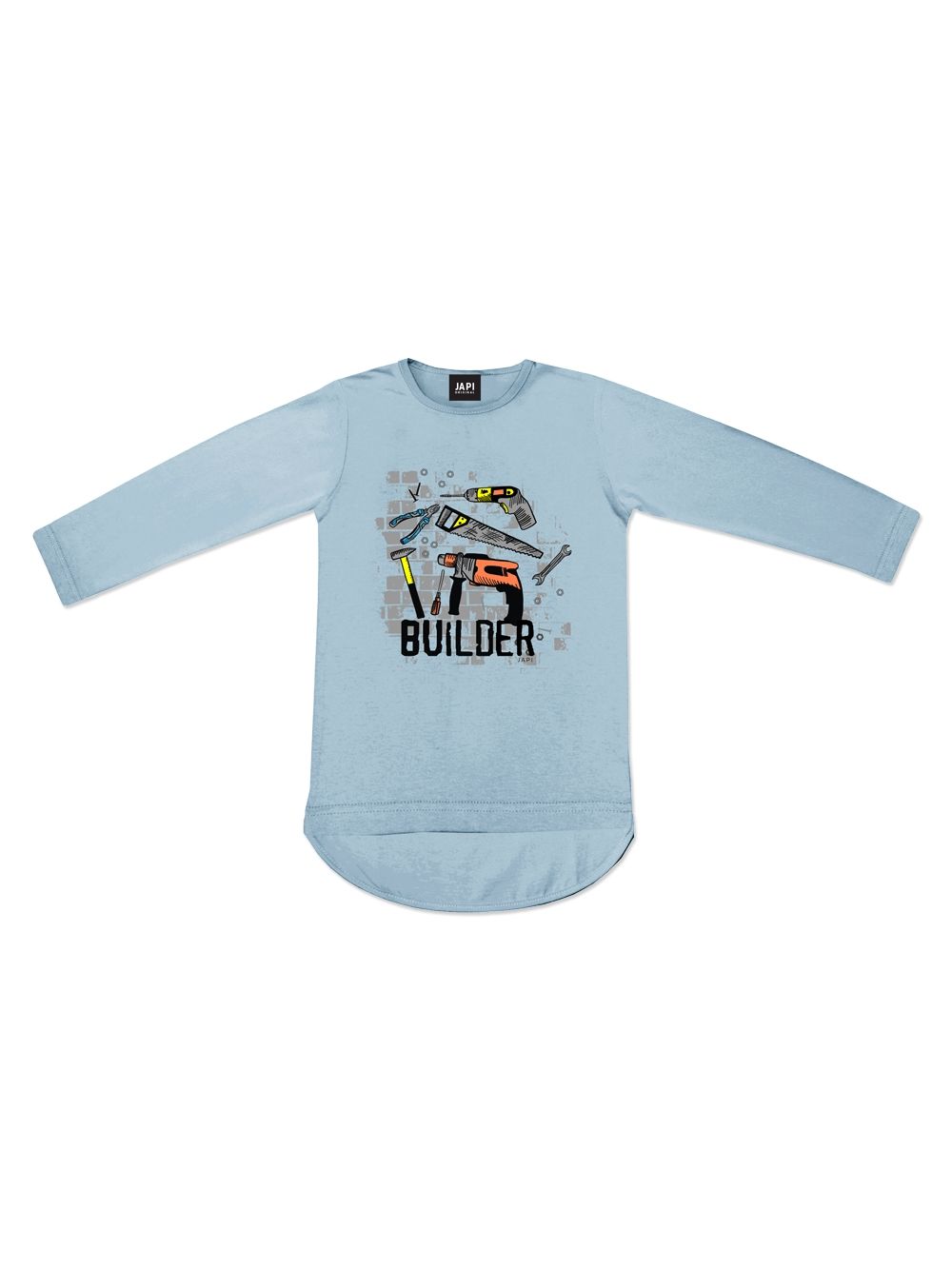 Boys' long-sleeved BUILDERT-shirt