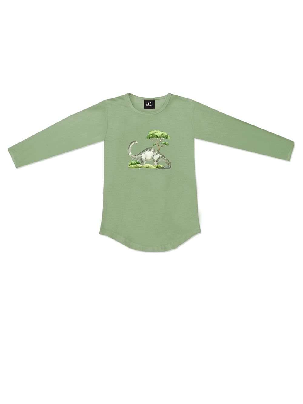 Boys' long-sleeved DINOSAURUS T-shirt