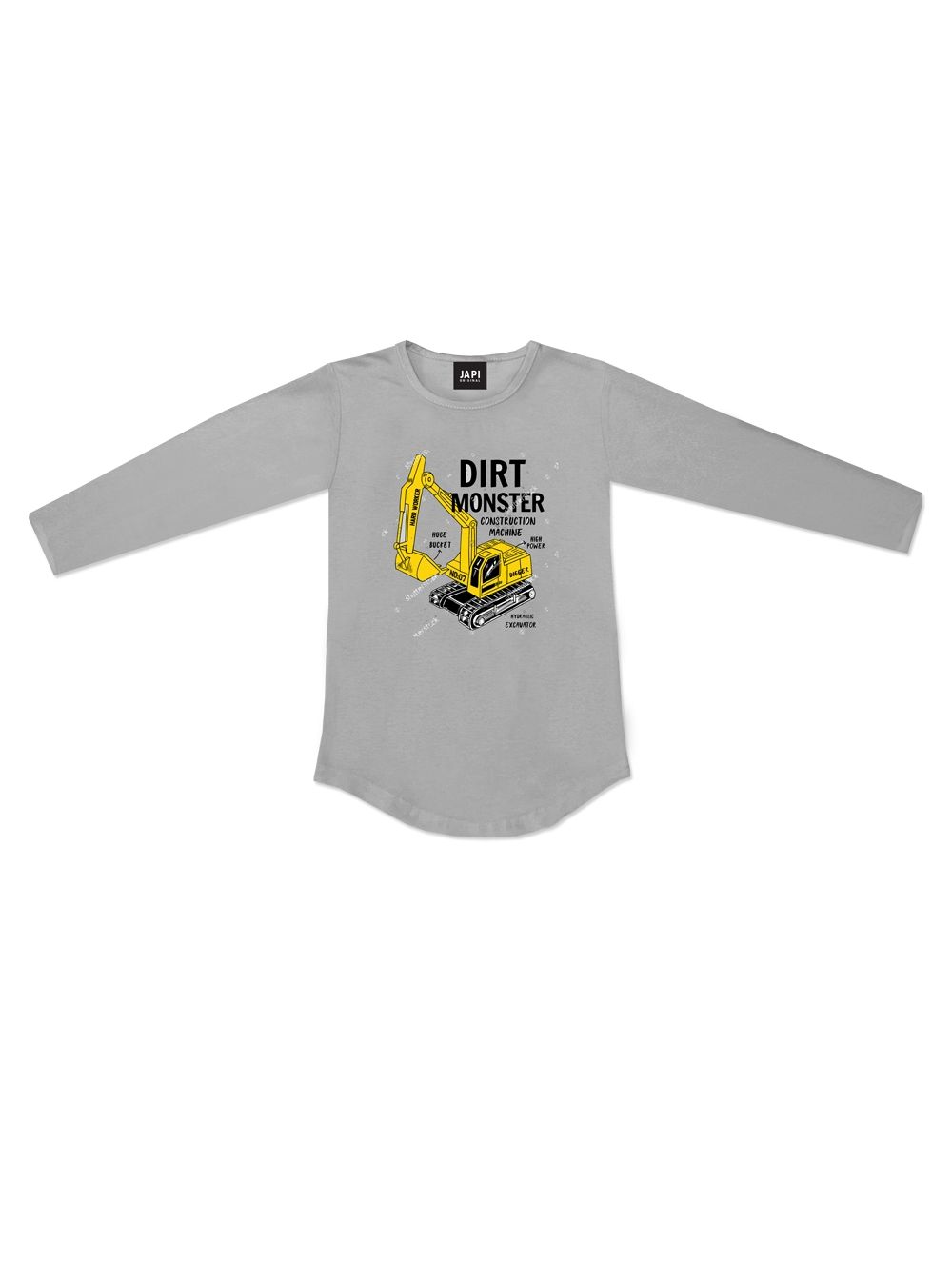 Boys' long-sleeved MONSTER T-shirt