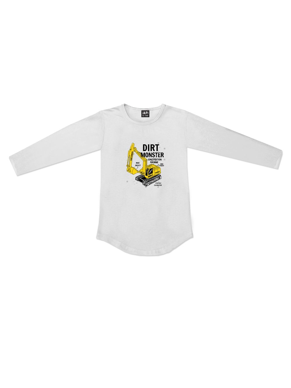 Boys' long-sleeved MONSTER T-shirt