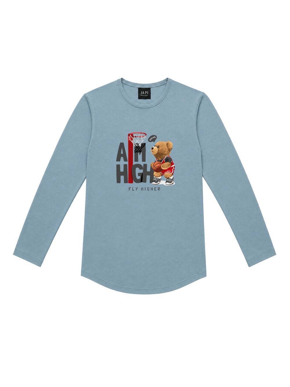 Boys' long-sleeved T-shirt BASKET BEAR