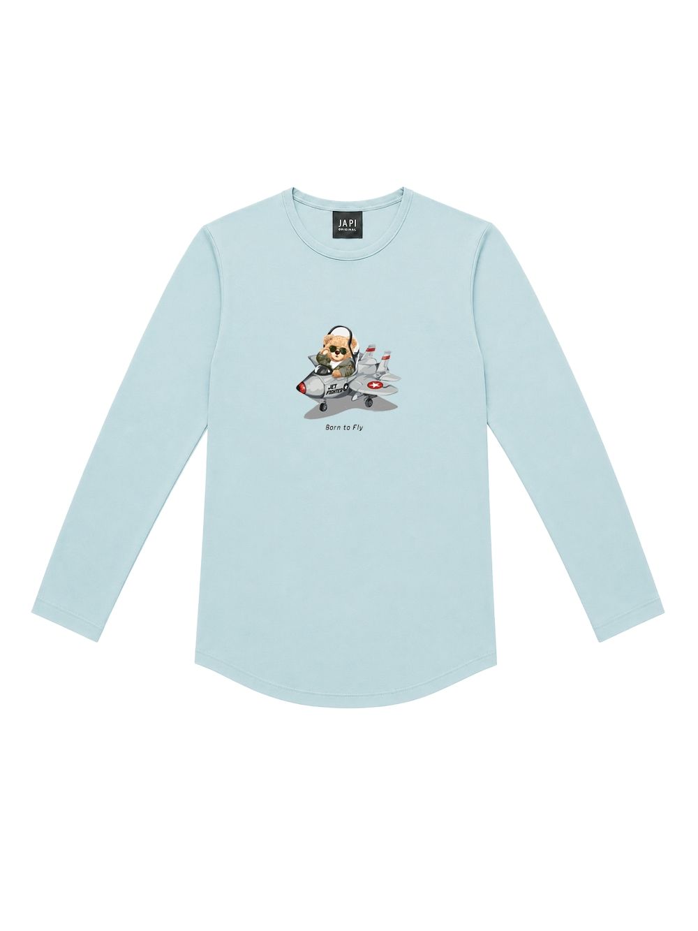 Boys' long-sleeved T-shirt BORN TO FLY