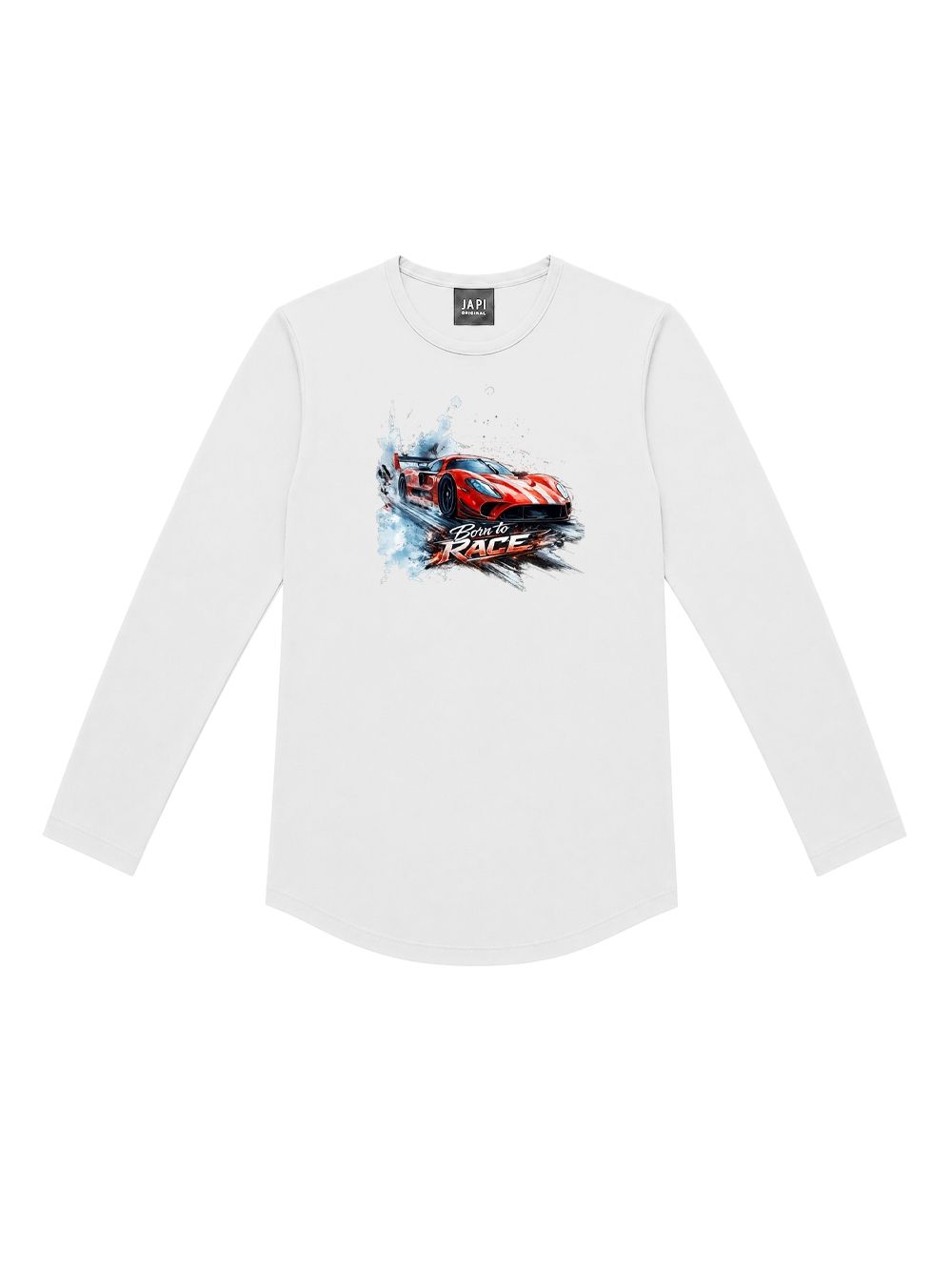Boys' long-sleeved T-shirt BORN TO RACE