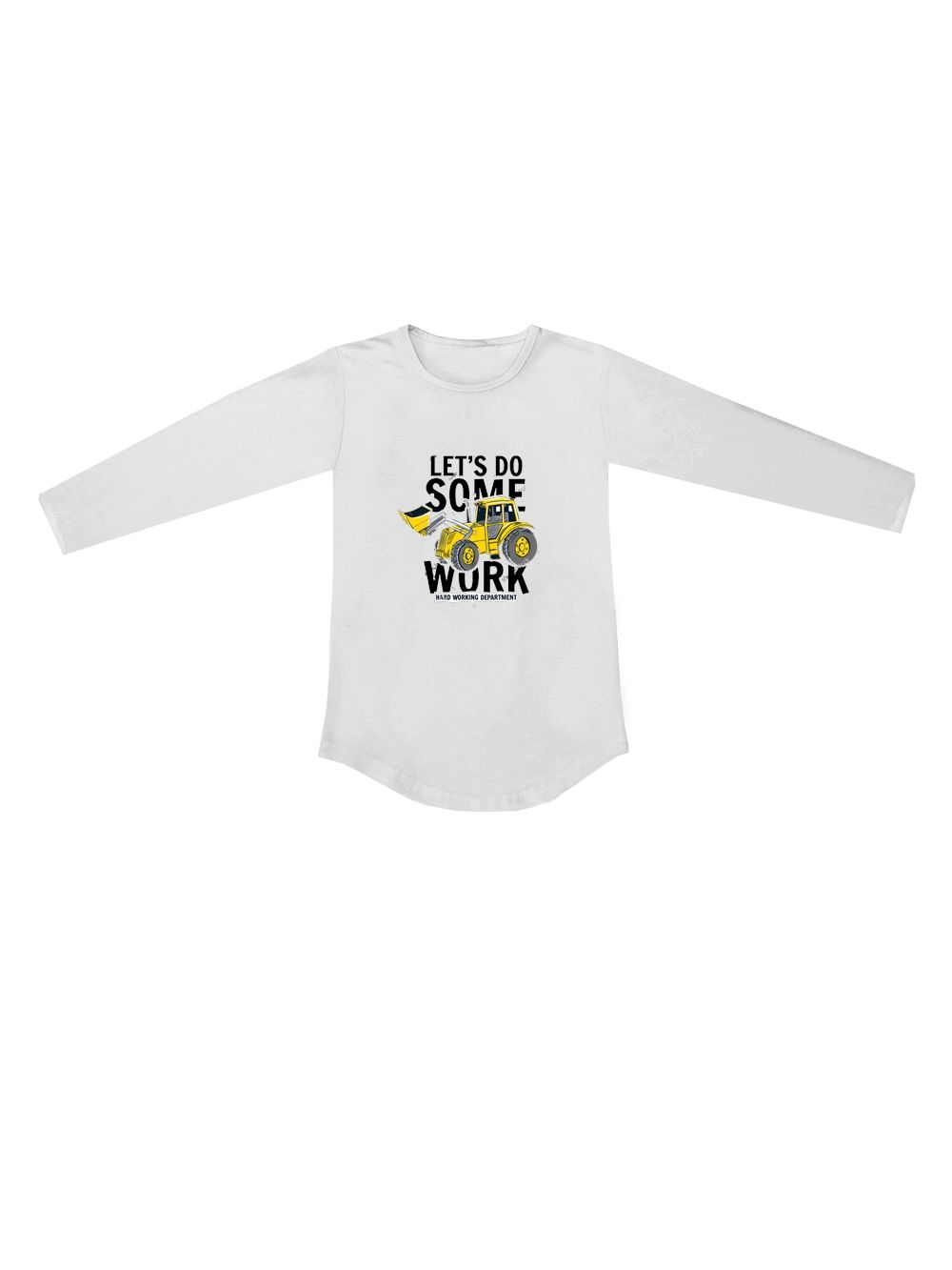 Boys' long-sleeved WORK  T-shirt