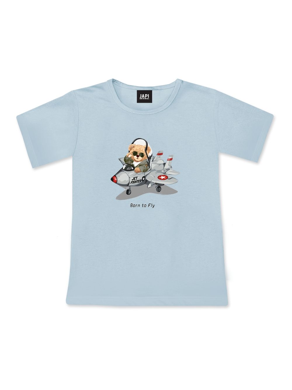 Boys'short-sleeved BORN TO FLY T-shirt