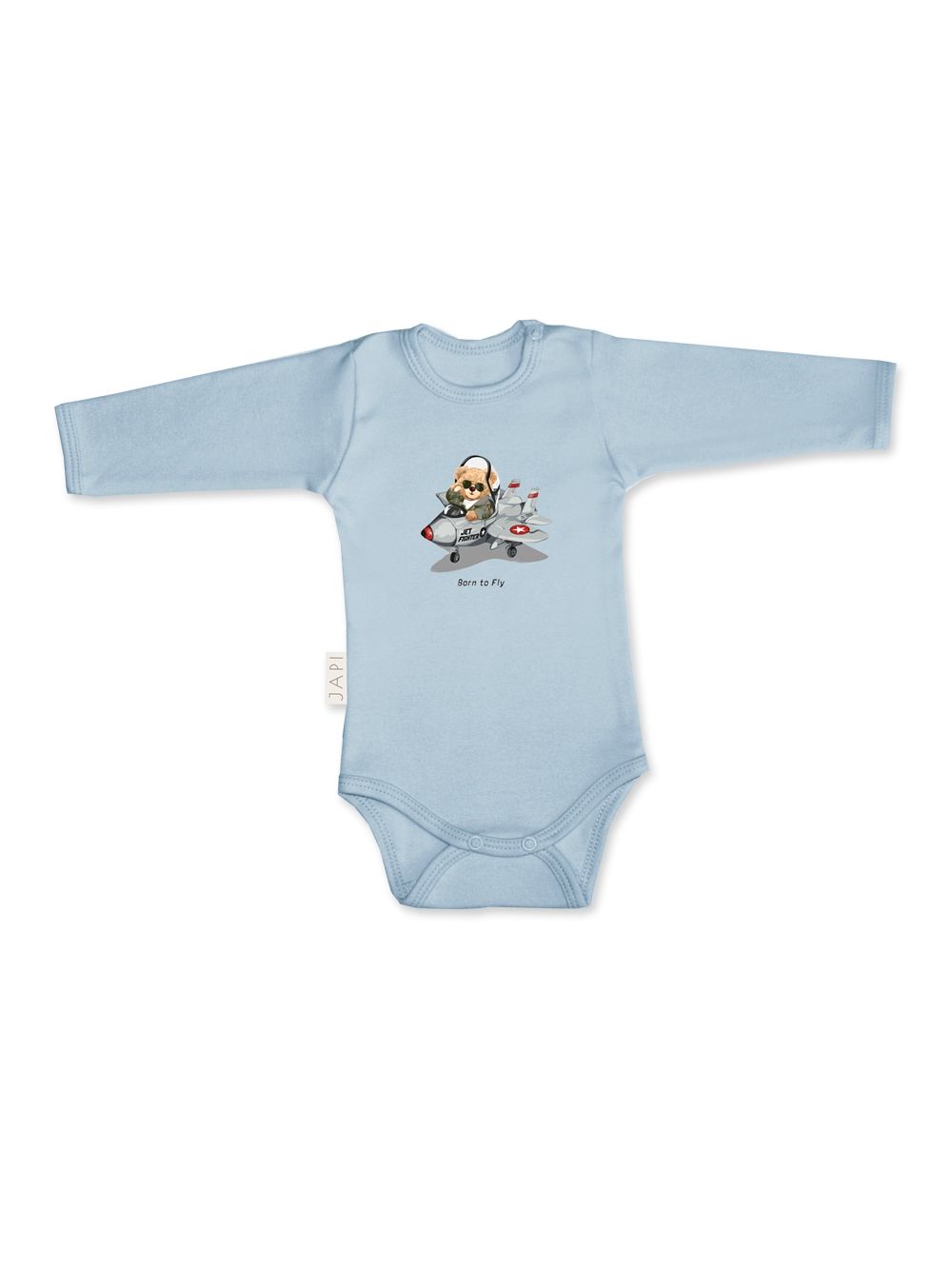 Children's long-sleeved bodysuits BORN TO FLY