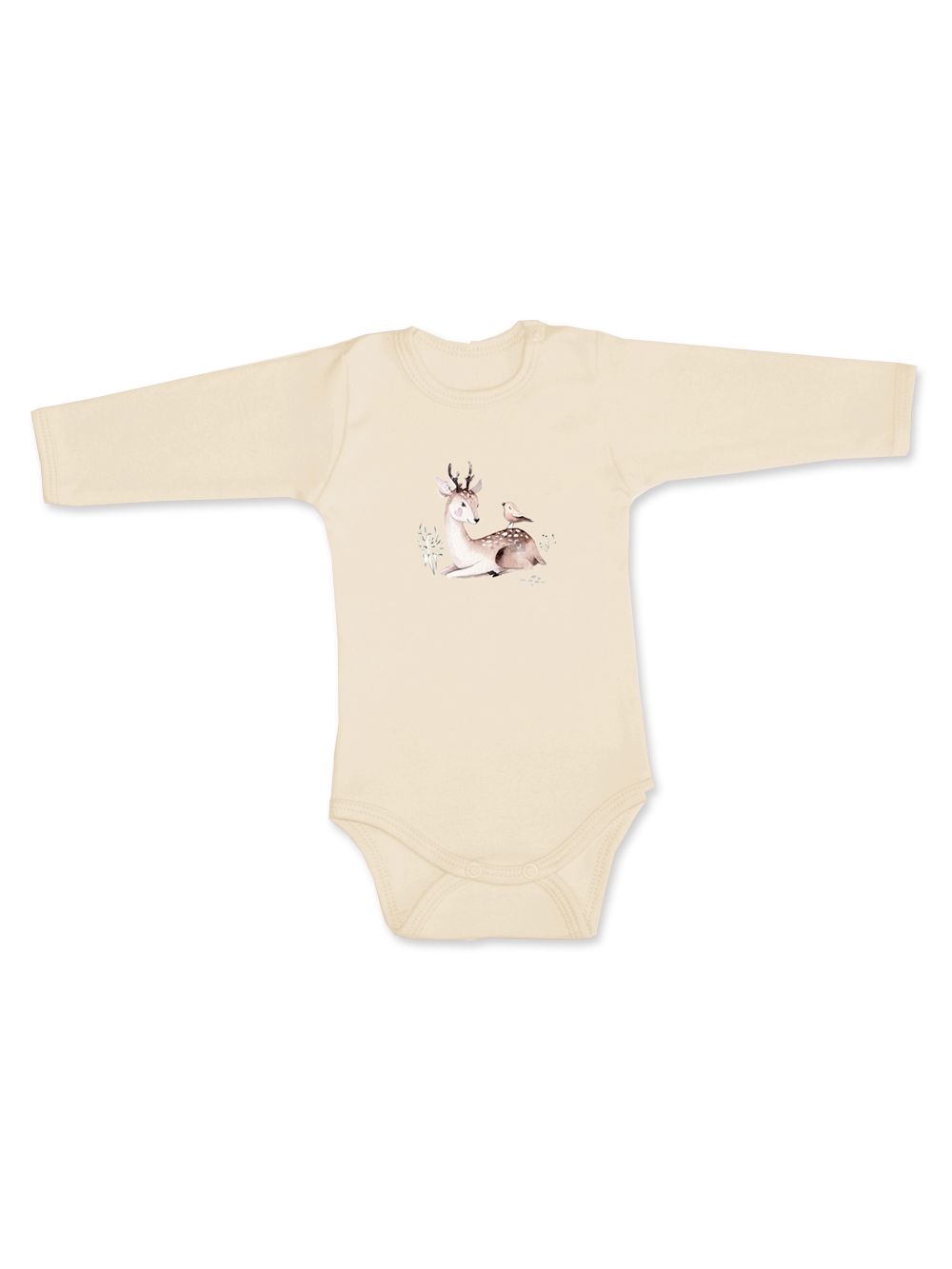 Children's long-sleeved bodysuits DEER and BIRD