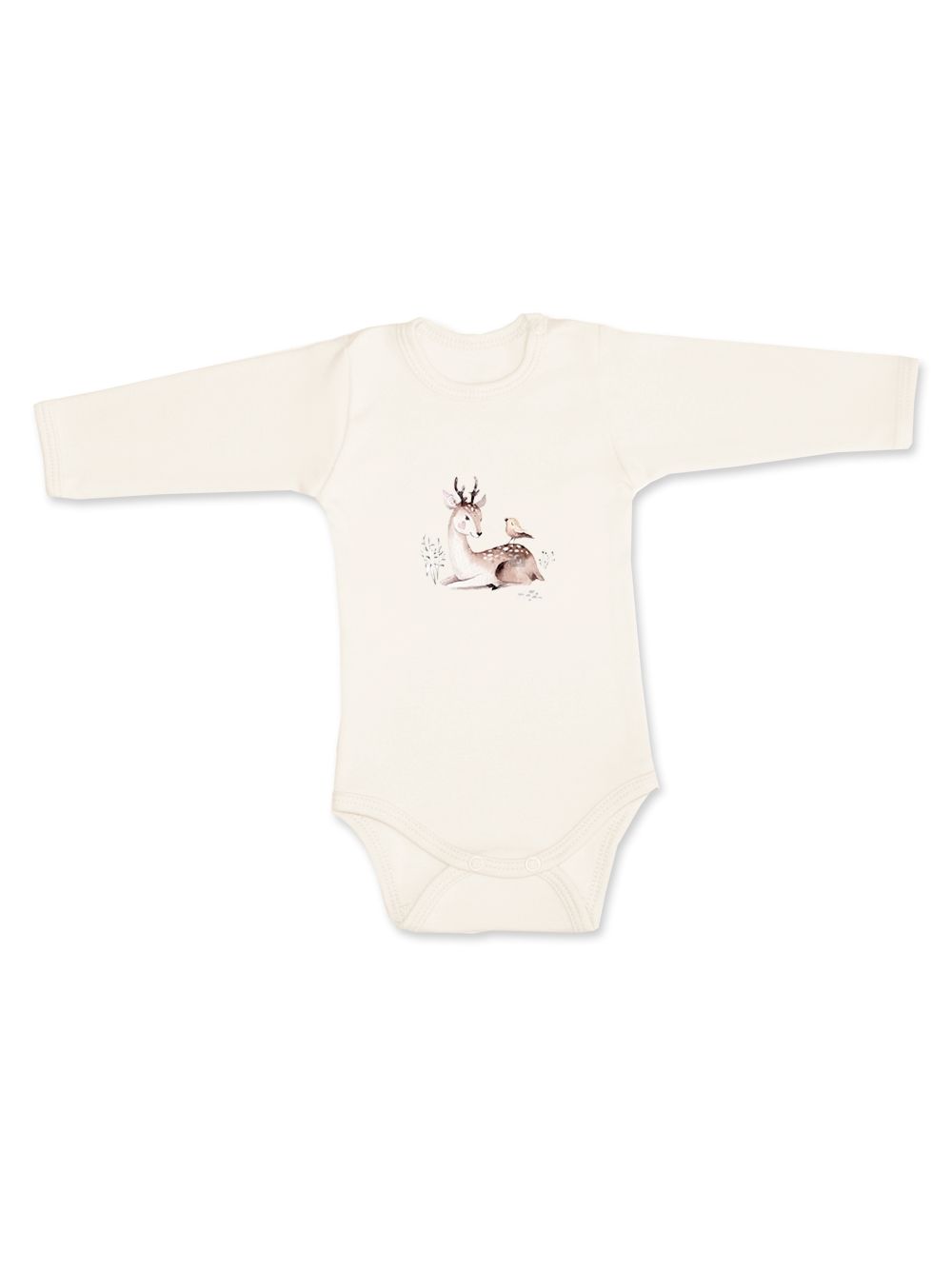 Children's long-sleeved bodysuits DEER and BIRD