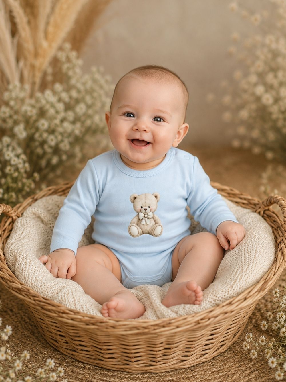 Children's long-sleeved bodysuits LITTLE BEAR