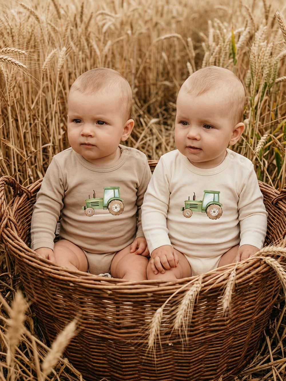 Children's long-sleeved bodysuits TRACTOR