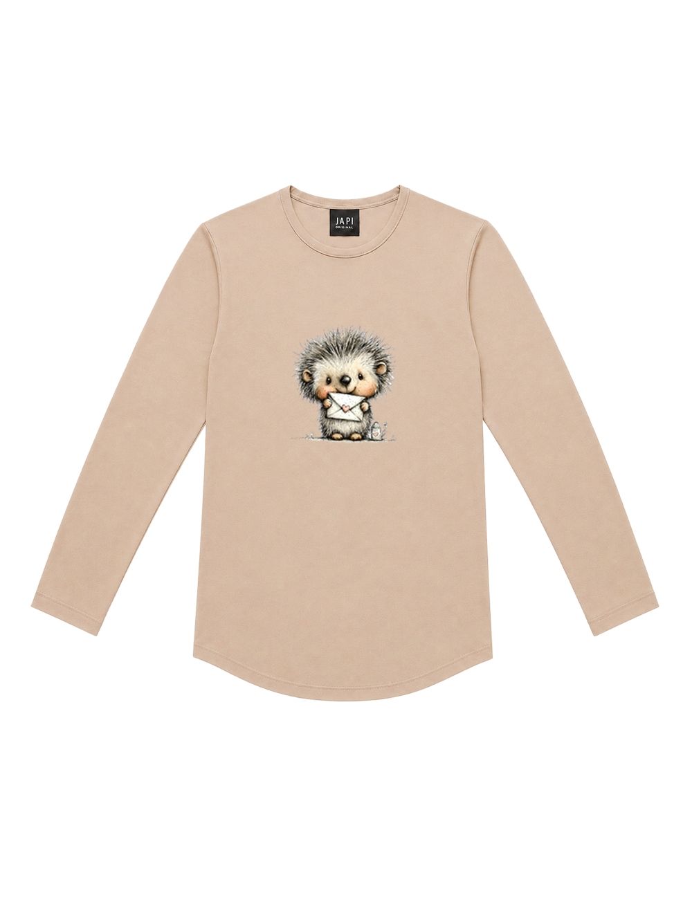 Children's long-sleeved T-shirt LOVELY HEDGEHOG