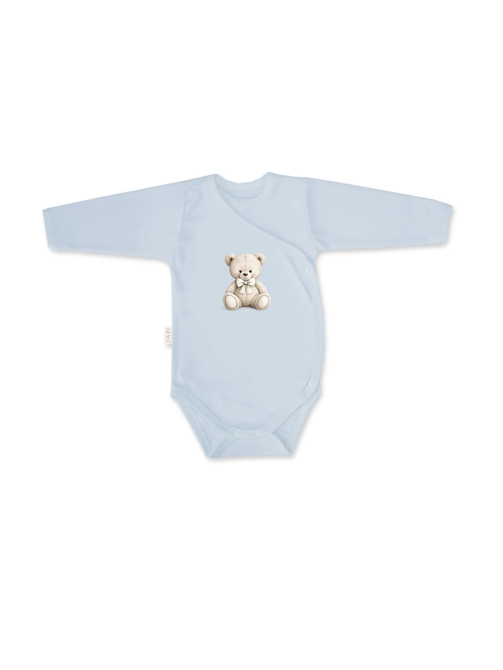 Children's long-sleeved wrap bodysuits LITTLE BEAR