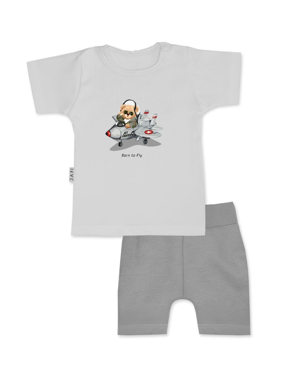 Children's set T-shirt + shorts BORN TO FLY
