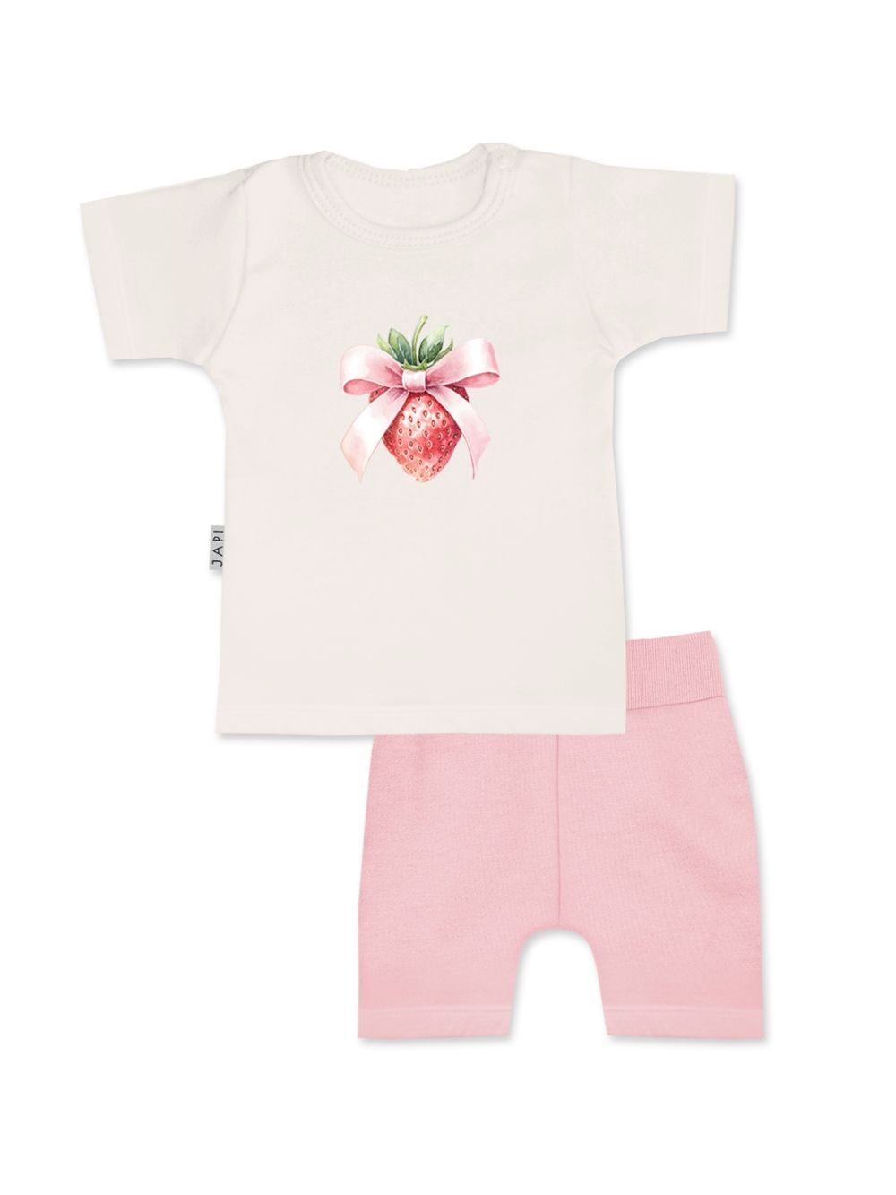 Children's set T-shirt + shorts SWEET STRAWBERRY