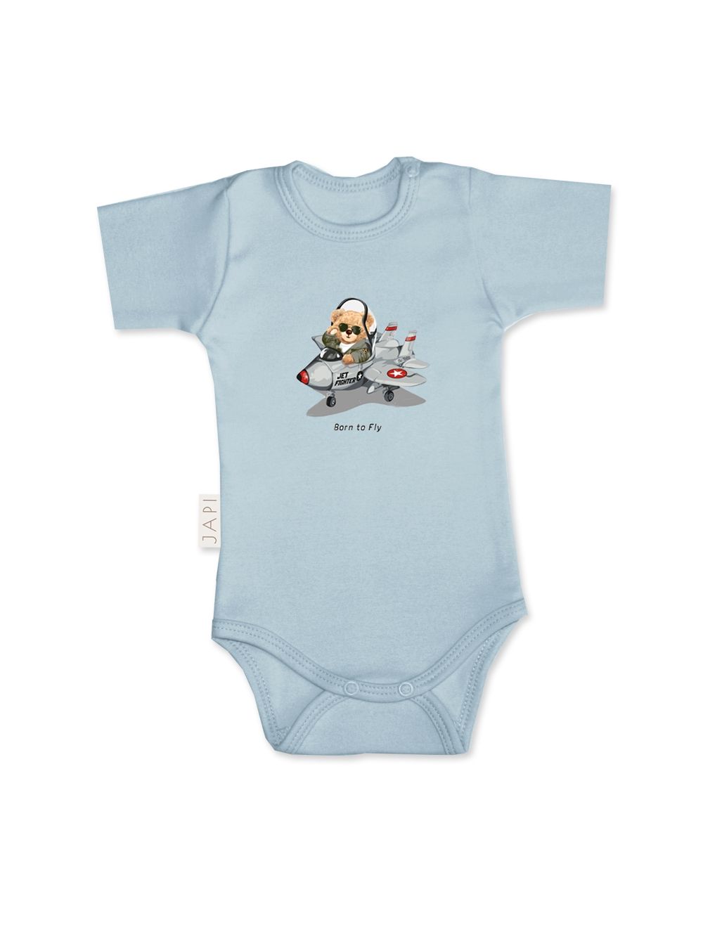 Children's short-sleeved bodysuits BORN TO FLY