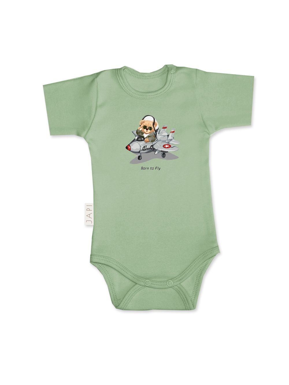 Children's short-sleeved bodysuits BORN TO FLY