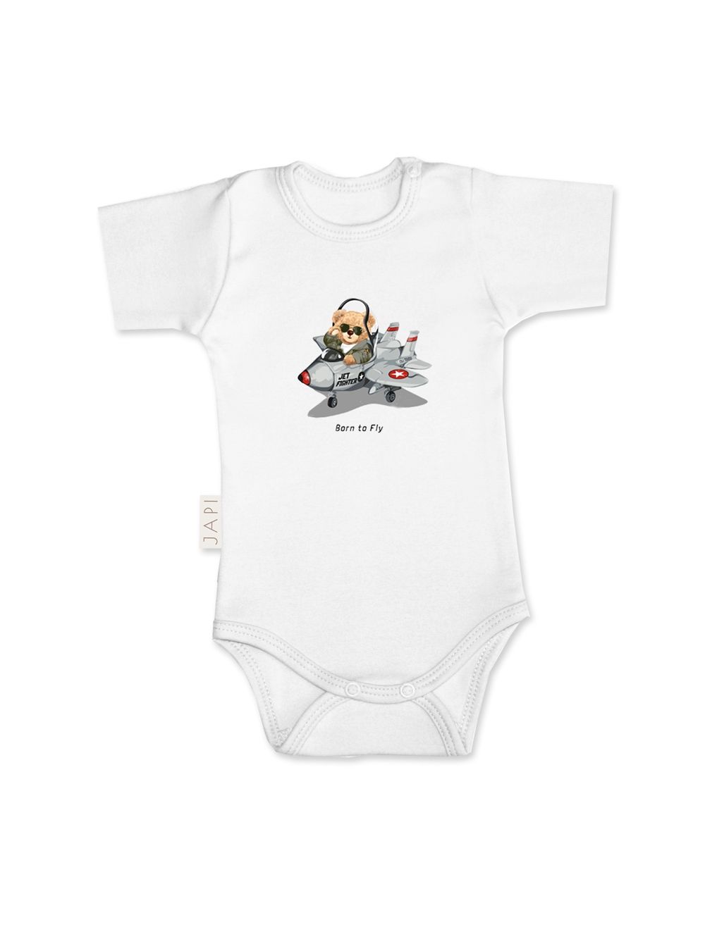 Children's short-sleeved bodysuits BORN TO FLY