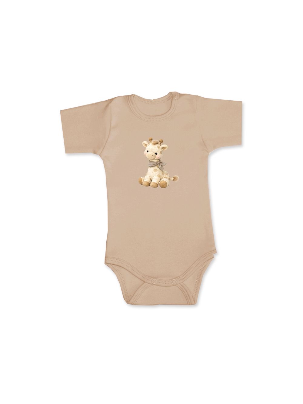 Children's short-sleeved bodysuits GIRAFFE
