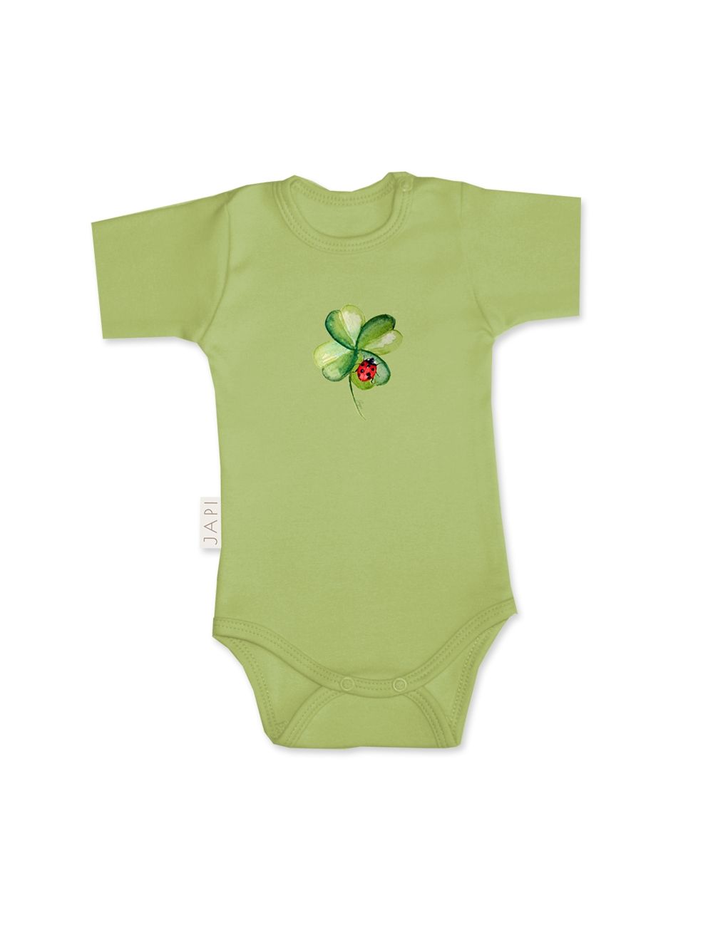 Children's short-sleeved bodysuits GOOD LUCK