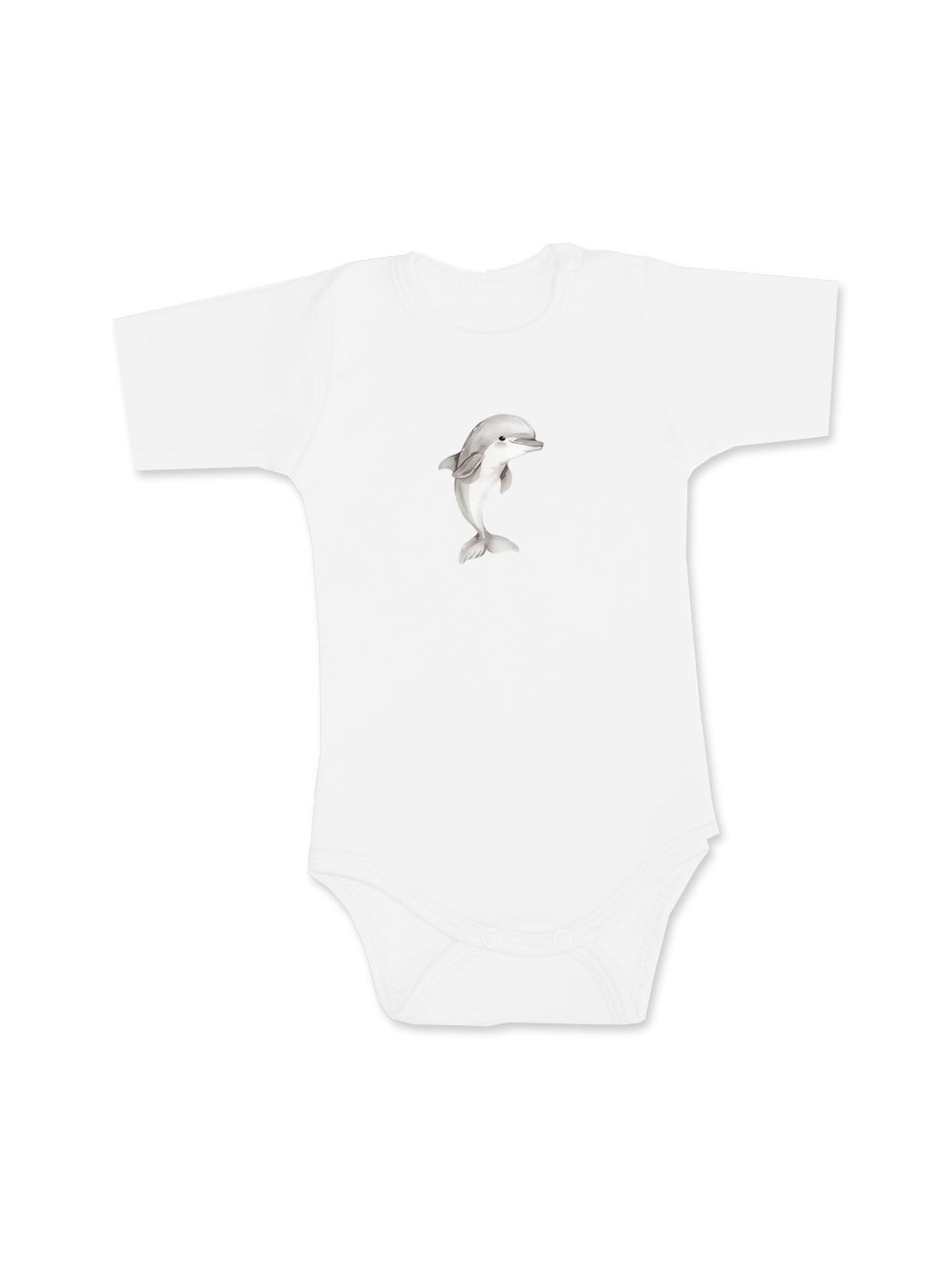 Children's short-sleeved bodysuits SEA ANIMALS