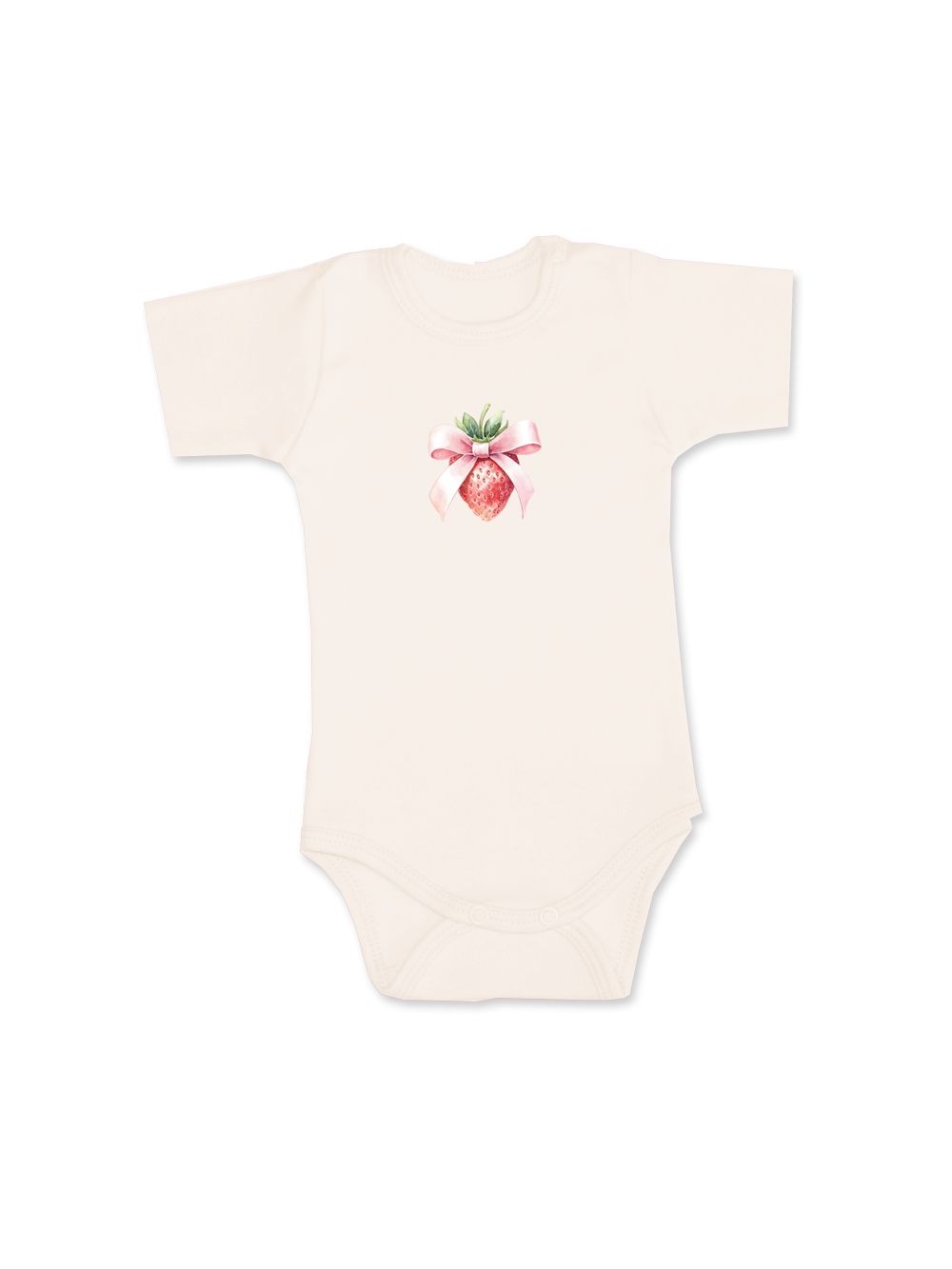 Children's short-sleeved bodysuits SWEET STRAWBERRY