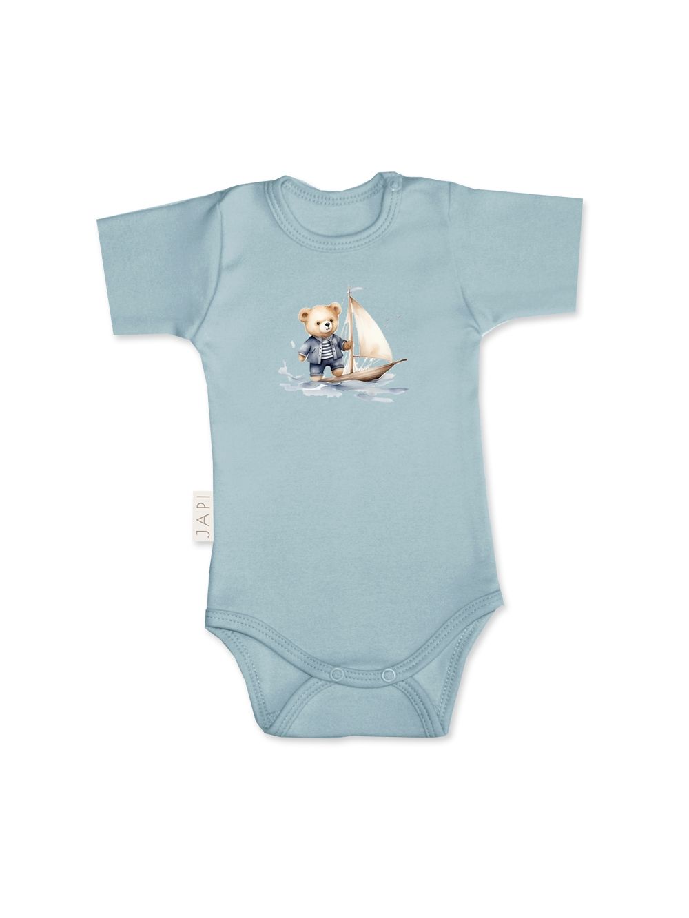Children's short-sleeved bodysuits TEDDY CAPTAIN