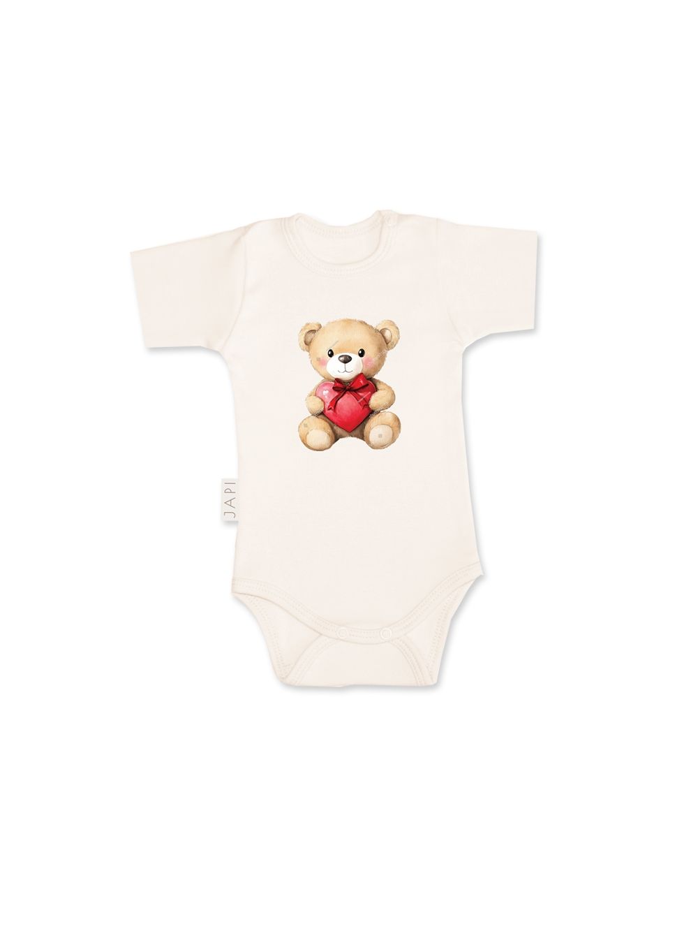 Children's short-sleeved bodysuits TEDDY LOVE