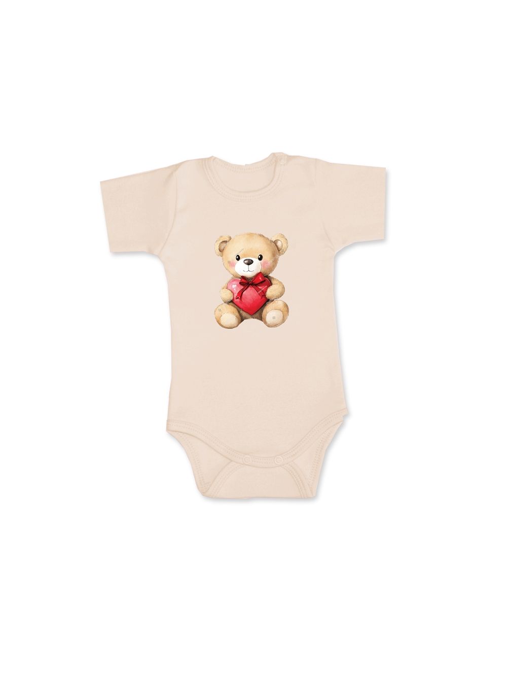Children's short-sleeved bodysuits TEDDY LOVE