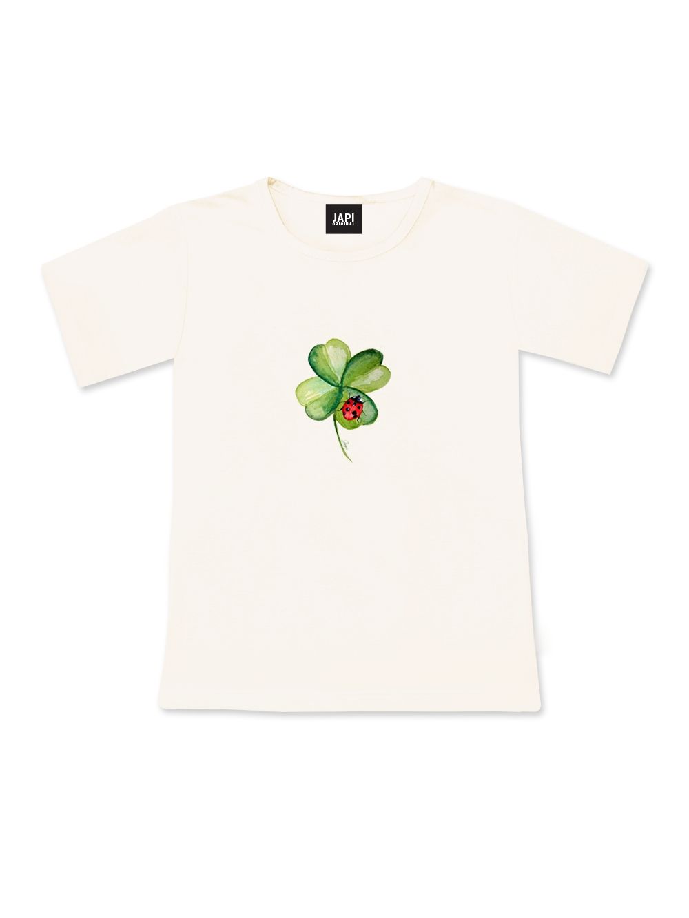 Children's short-sleeved T-shirt GOOD LUCK