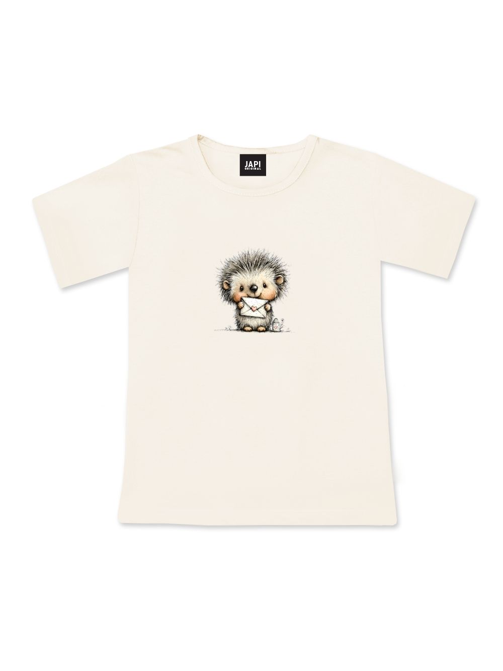Children's short-sleeved T-shirt  LOVELY HEDGEHOG