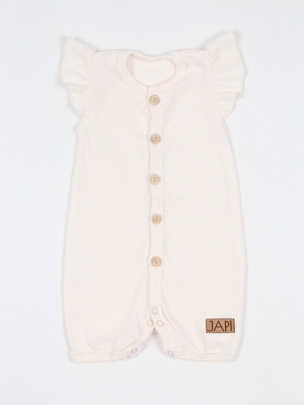 Flounce short-sleeved jumpsuit Basic Girl