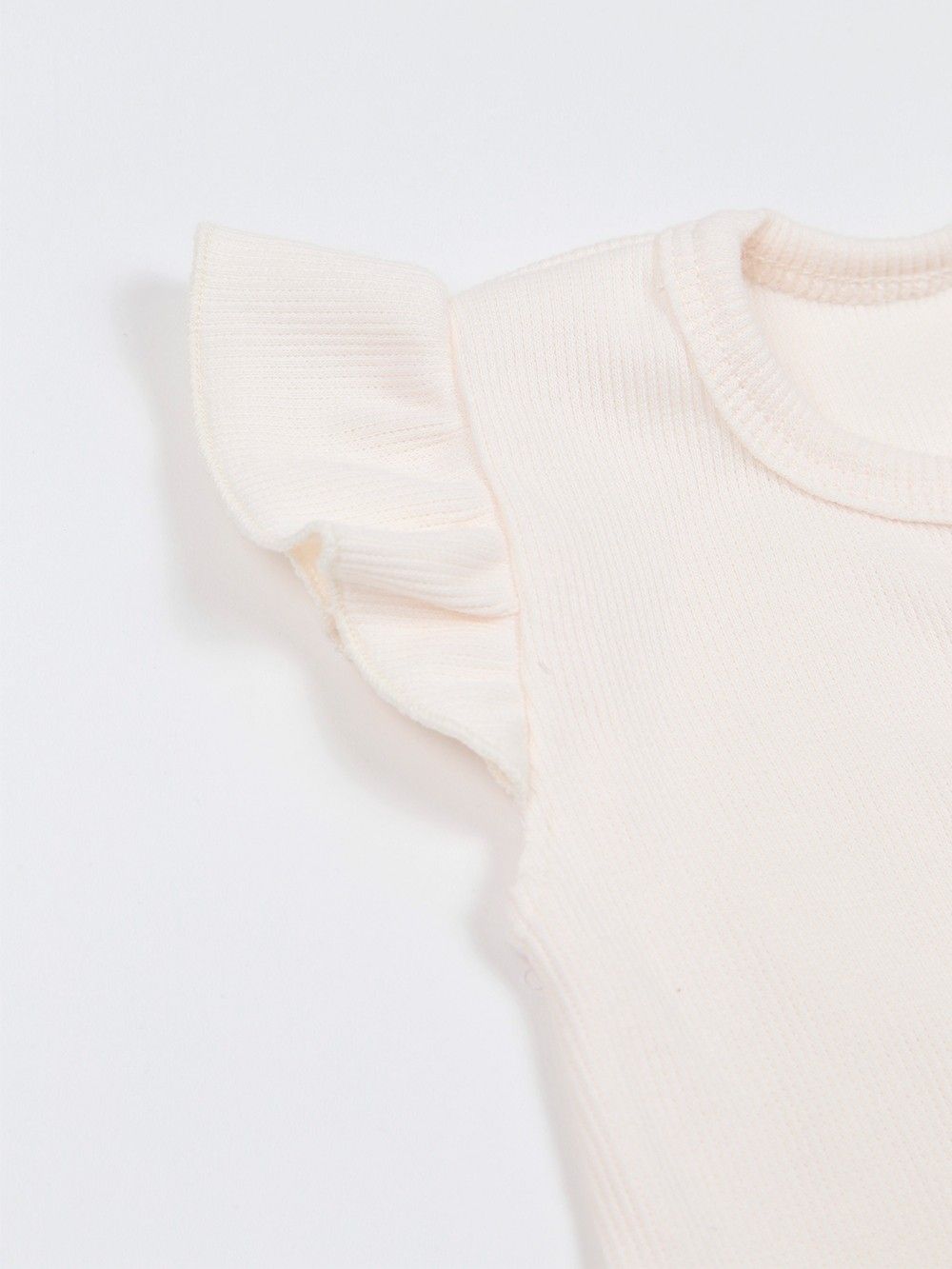 Flounce short-sleeved jumpsuit Basic Girl