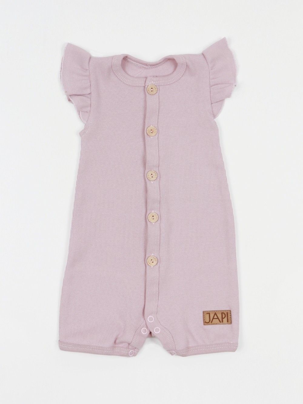 Flounce short-sleeved jumpsuit Basic Girl