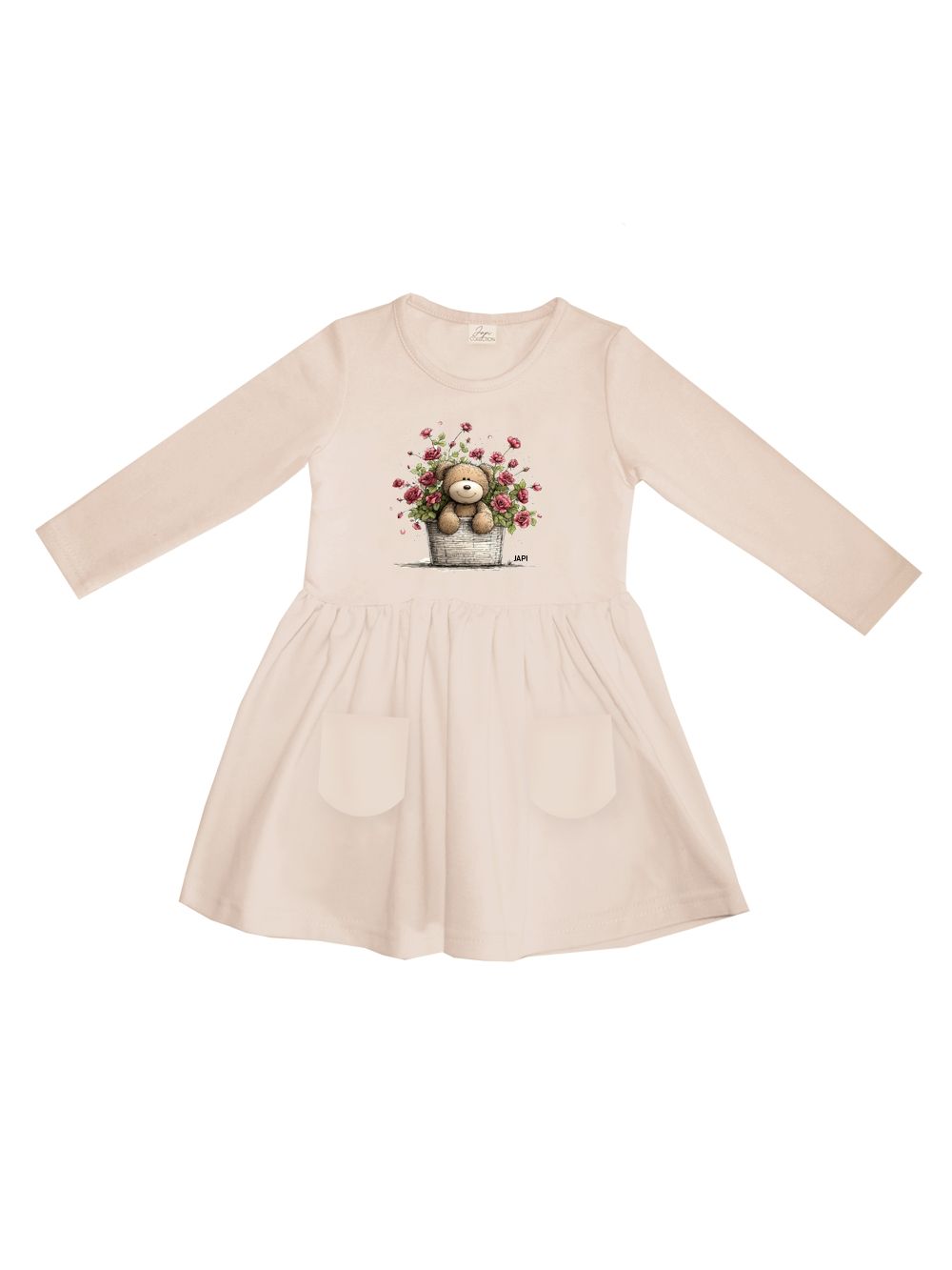 Girls' BLOOM TEDDY long-sleeved dress