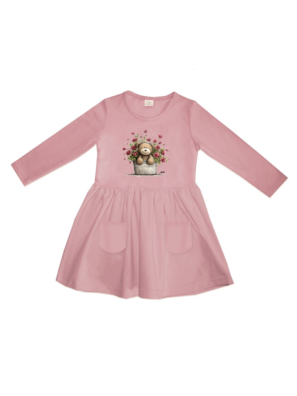 Girls' BLOOM TEDDY long-sleeved dress