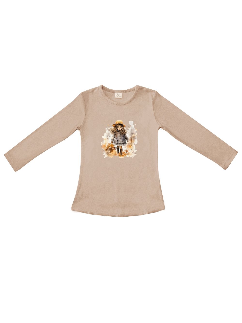 Girls' long-sleeved T-shirt  AUTUMN TIME