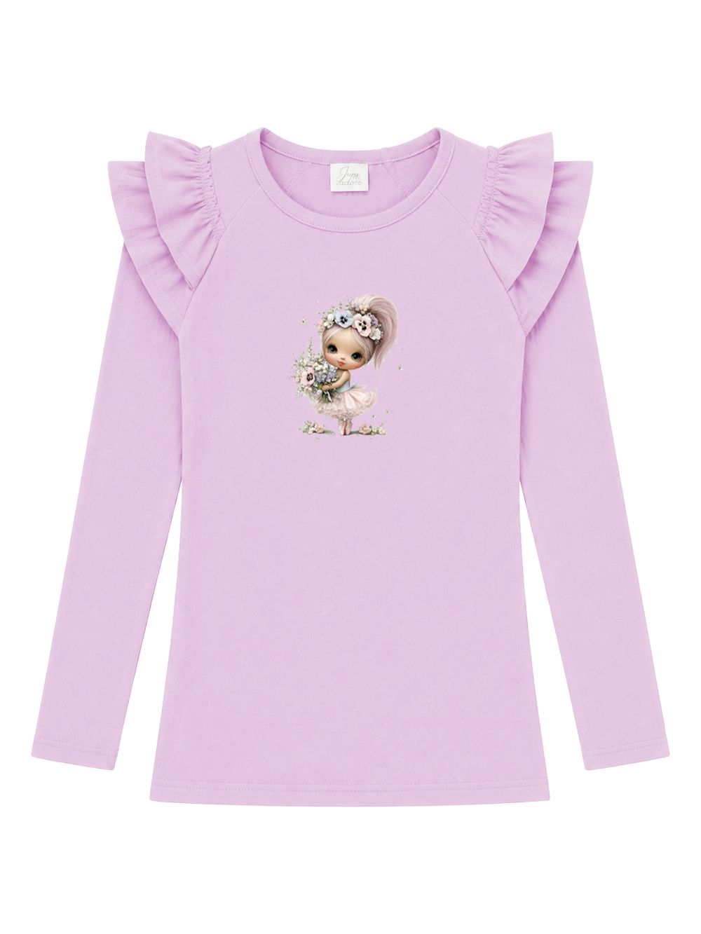 Girls' long-sleeved T-shirt  MAGIC TIME