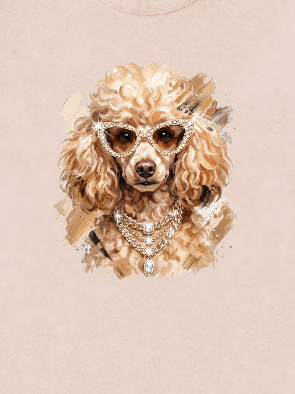 Girls' long-sleeved T-shirt  POODLE