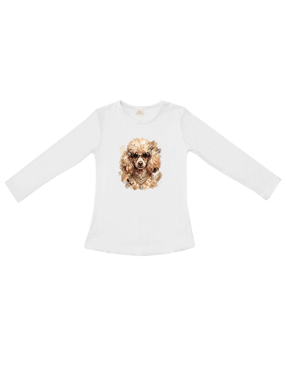 Girls' long-sleeved T-shirt  POODLE