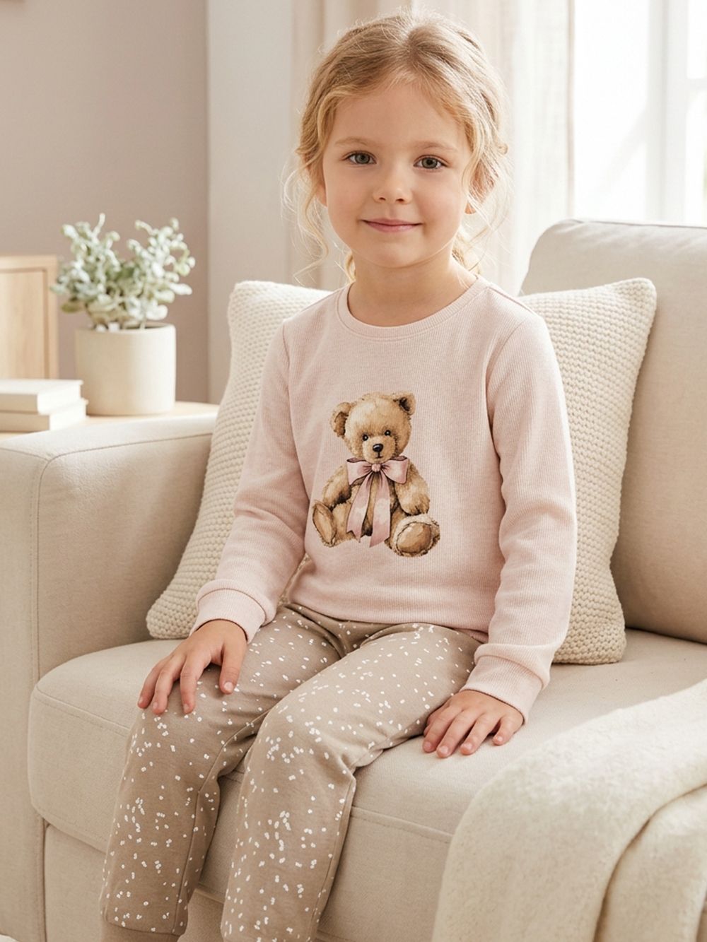 Girls' pajamas CUTE TEDDY