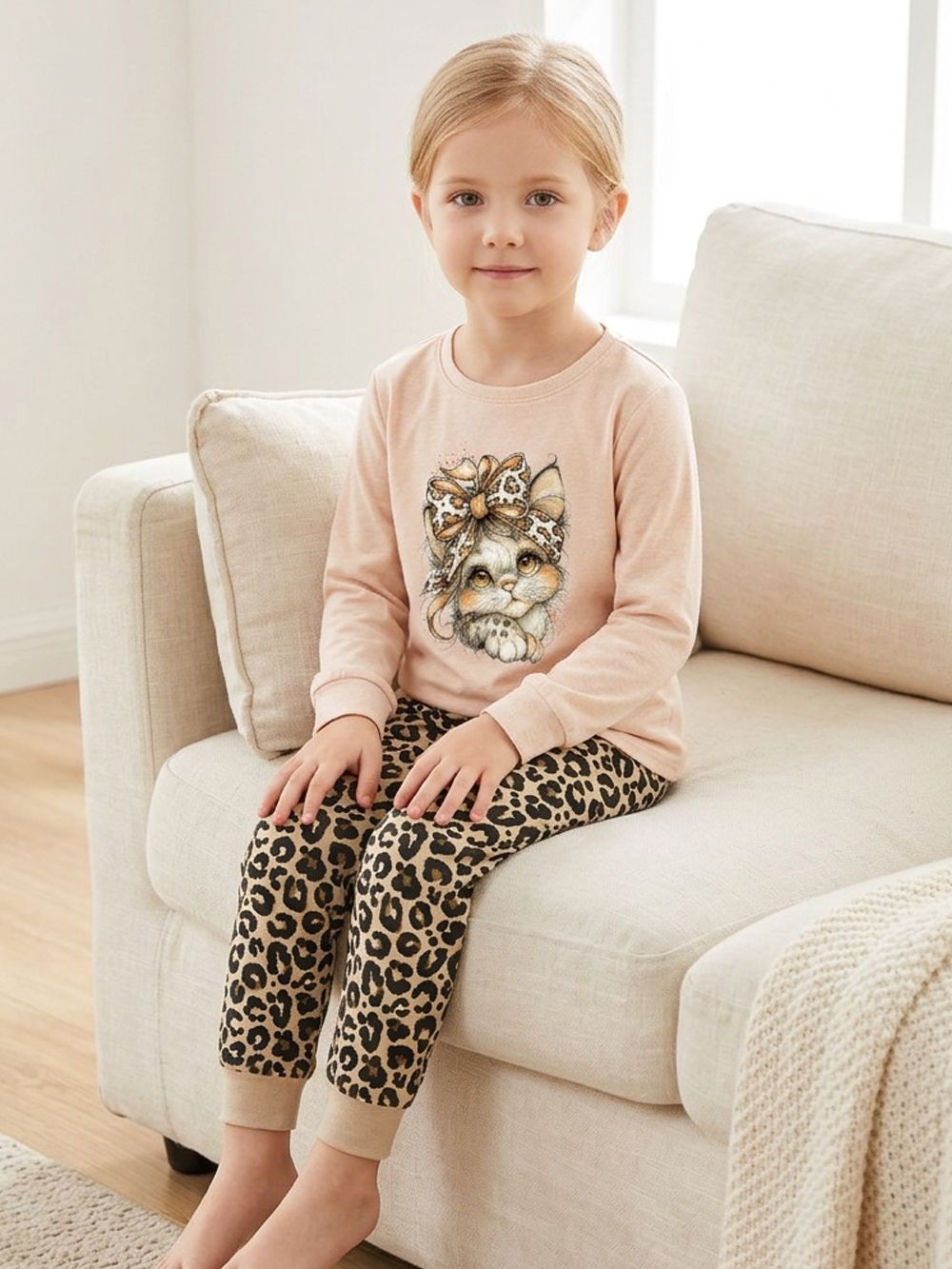 Girls' pajamas WILD CAT