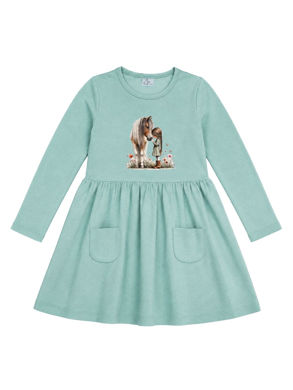 Girls' PONNY LOVE long-sleeved dress