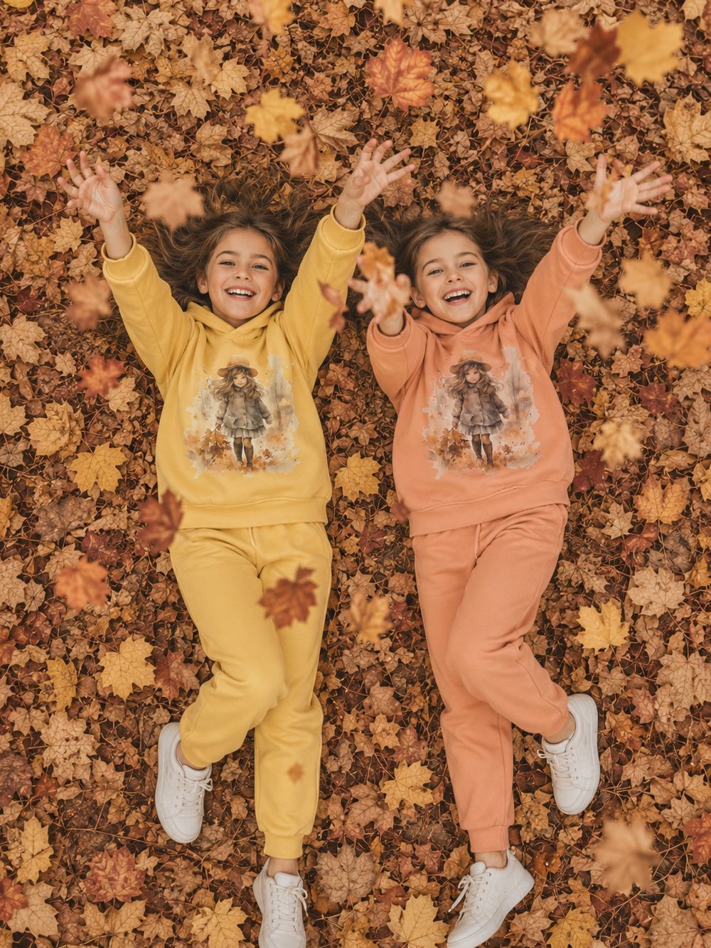Girls' sweatpants 1C GIRLS COLORS 2