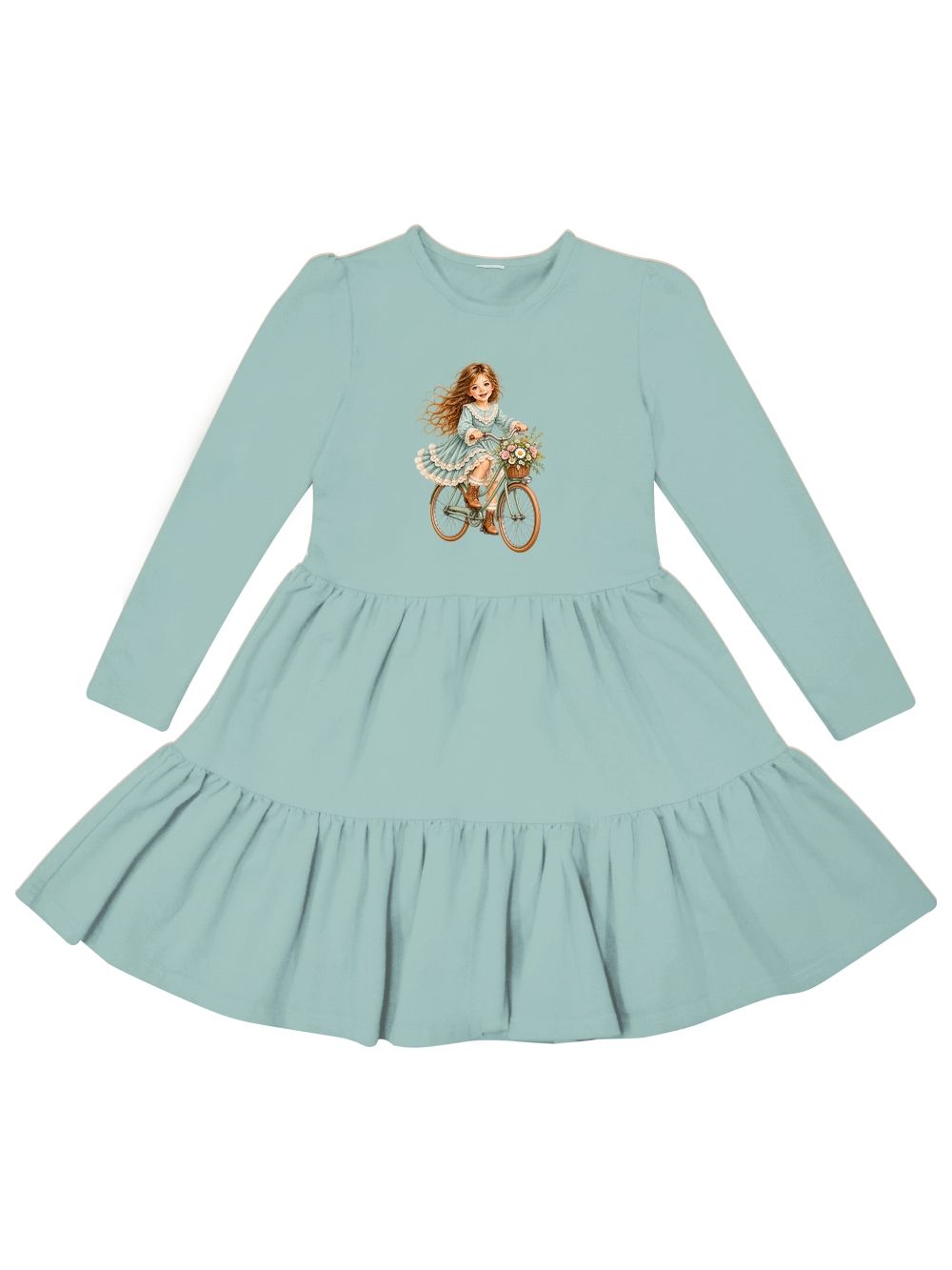 Girls' VINTAGE RIDE long-sleeved dress