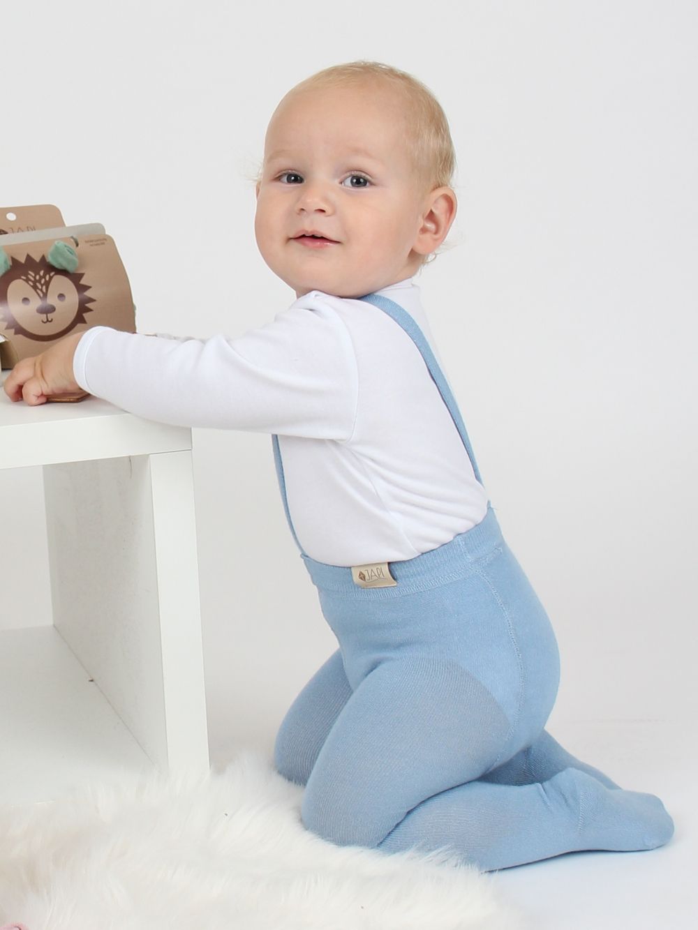 Kid's tights with braces BAMBOO 1