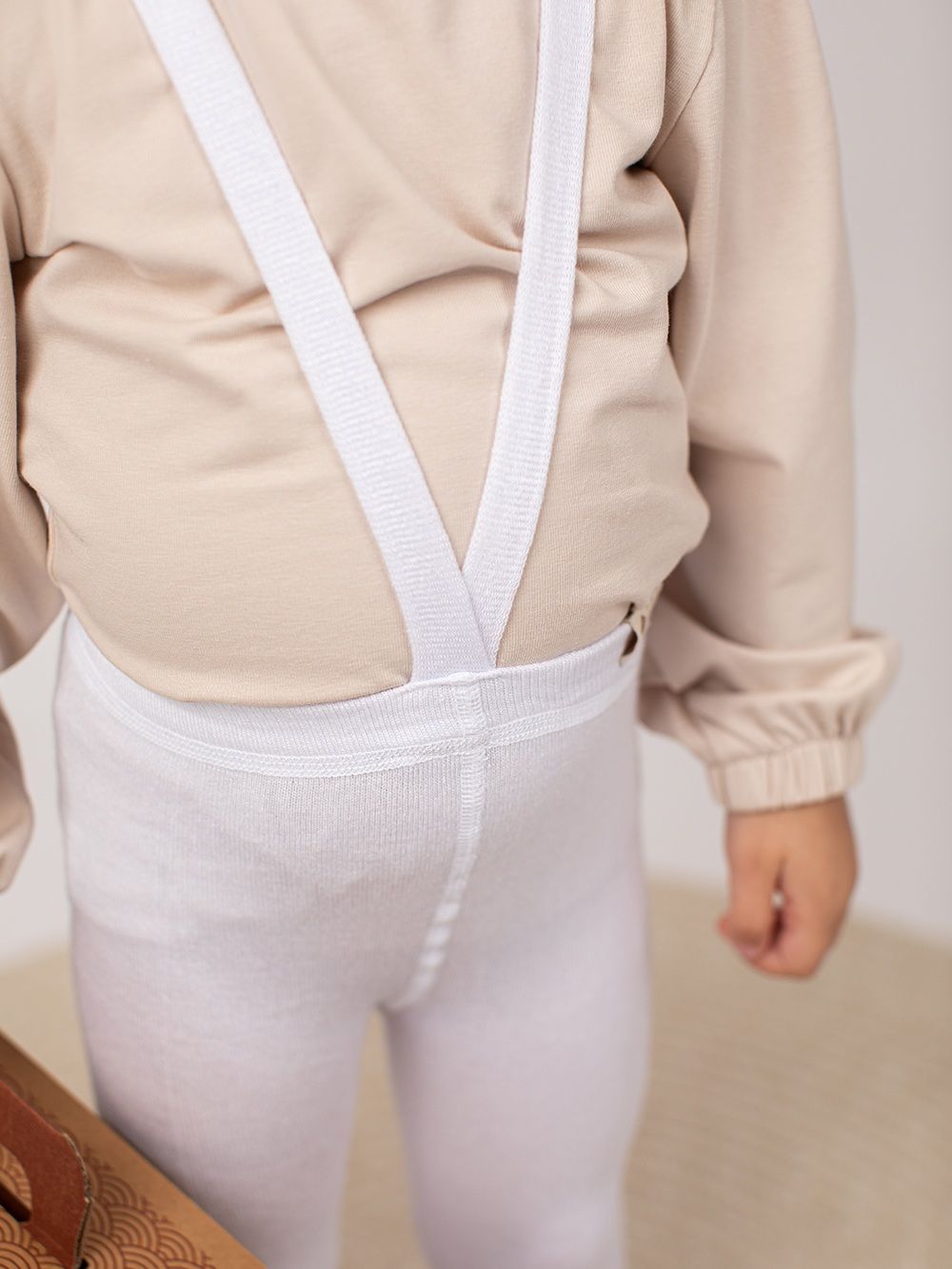 Kid's tights with braces BAMBOO 1