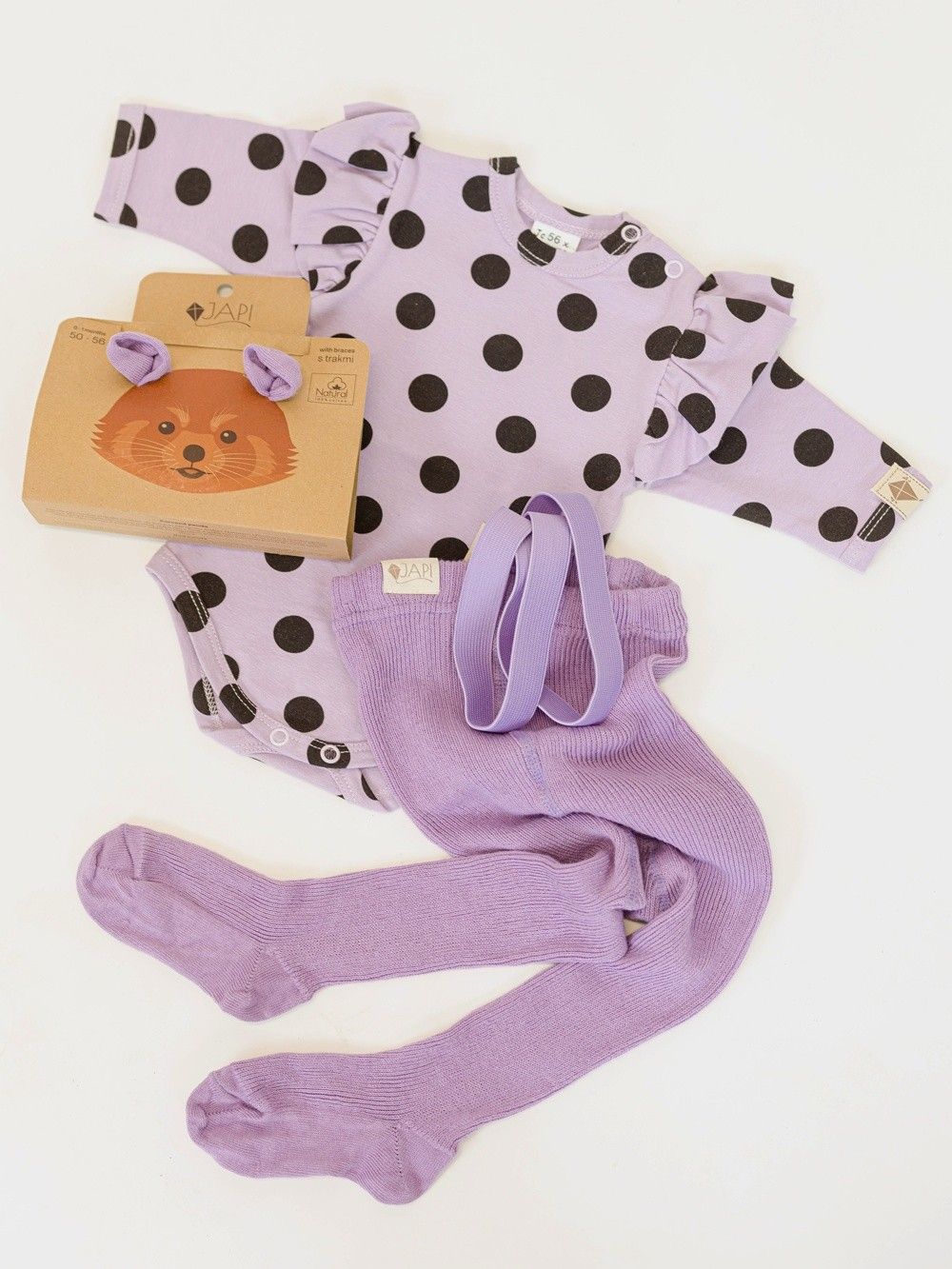 Kid's tights with braces ORGANICS 2
