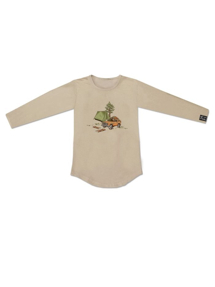 Boys' long-sleeved CAMP T-shirt