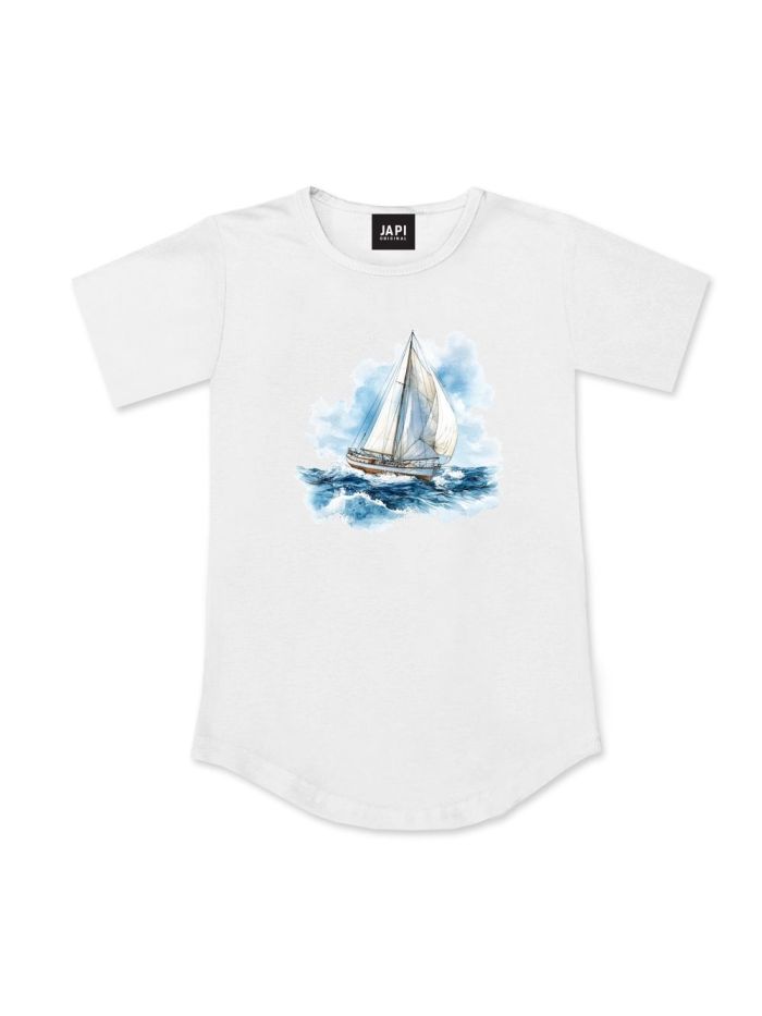 Boys'short-sleeved SAILING TIME T-shirt