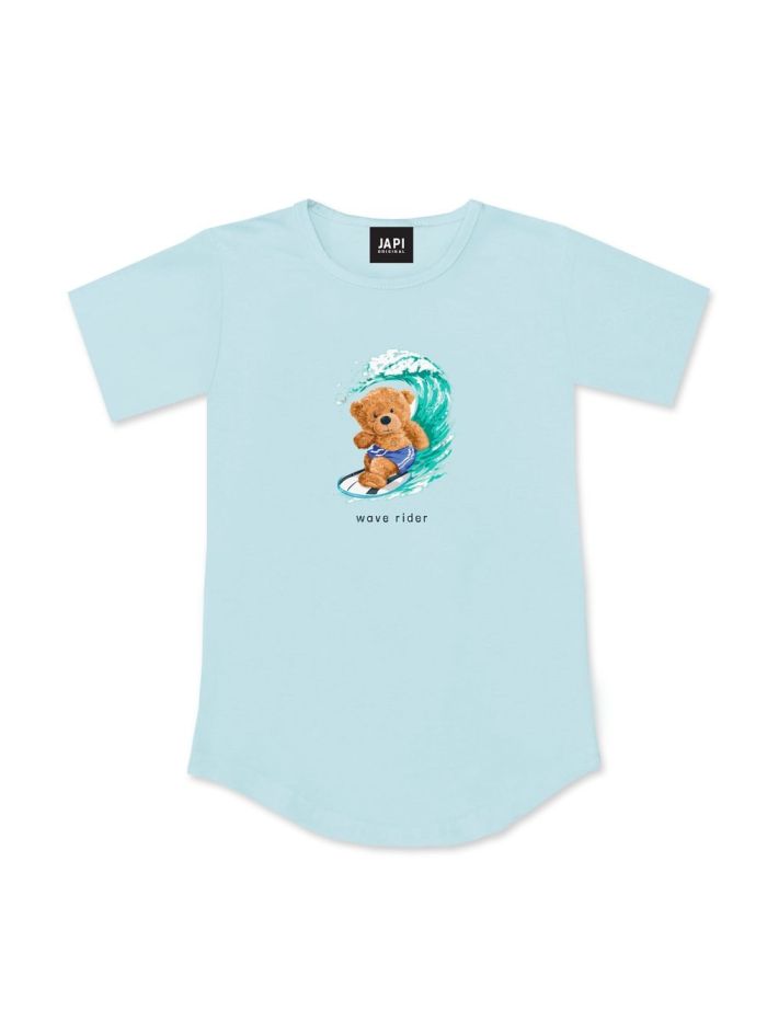 Boys'short-sleeved TEDDY SURFER T-shirt